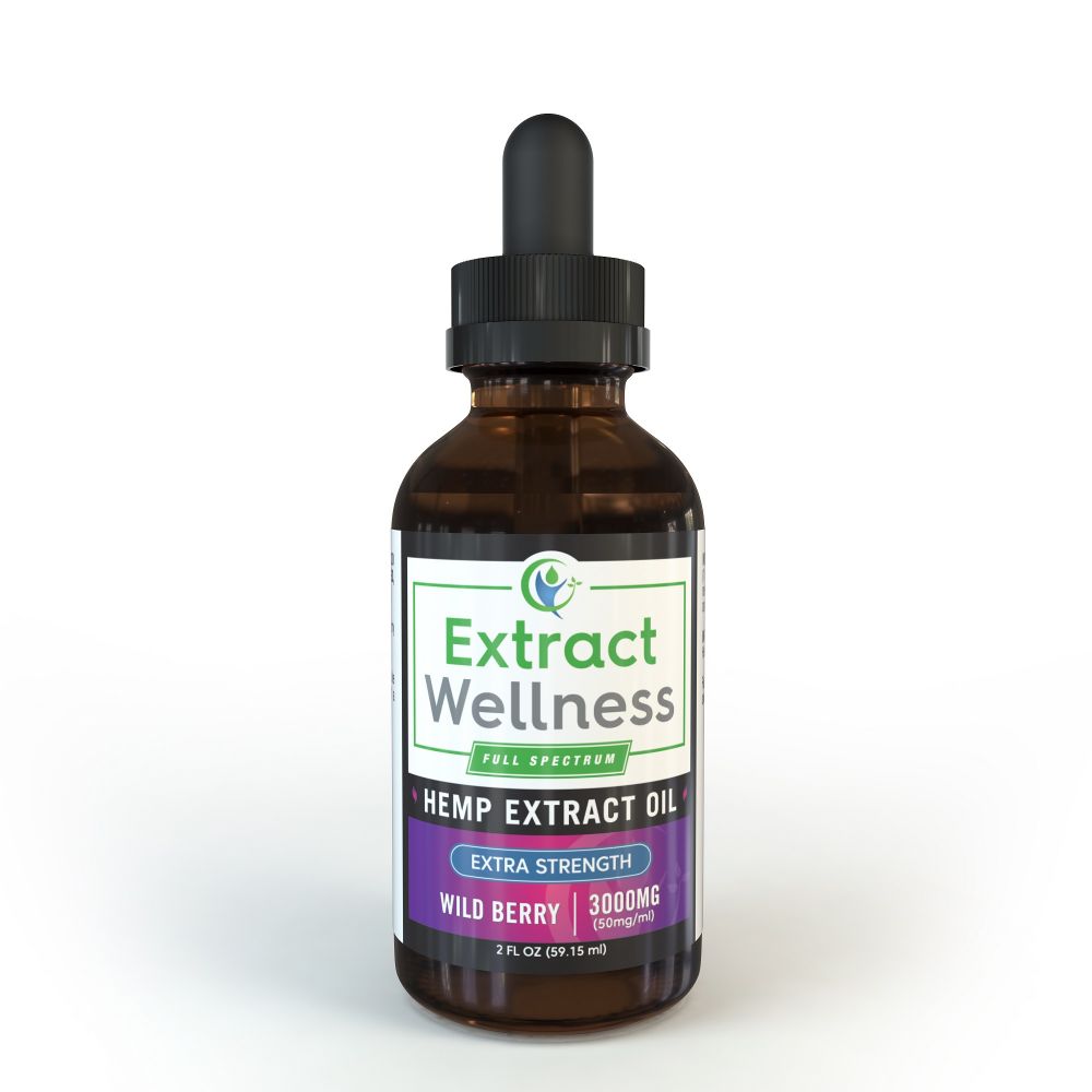 Full Spectrum CBD Hemp Oil - (Wild Berry)-3