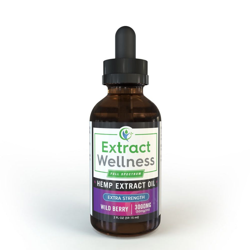 Full Spectrum CBD Hemp Oil - (Wild Berry)-3