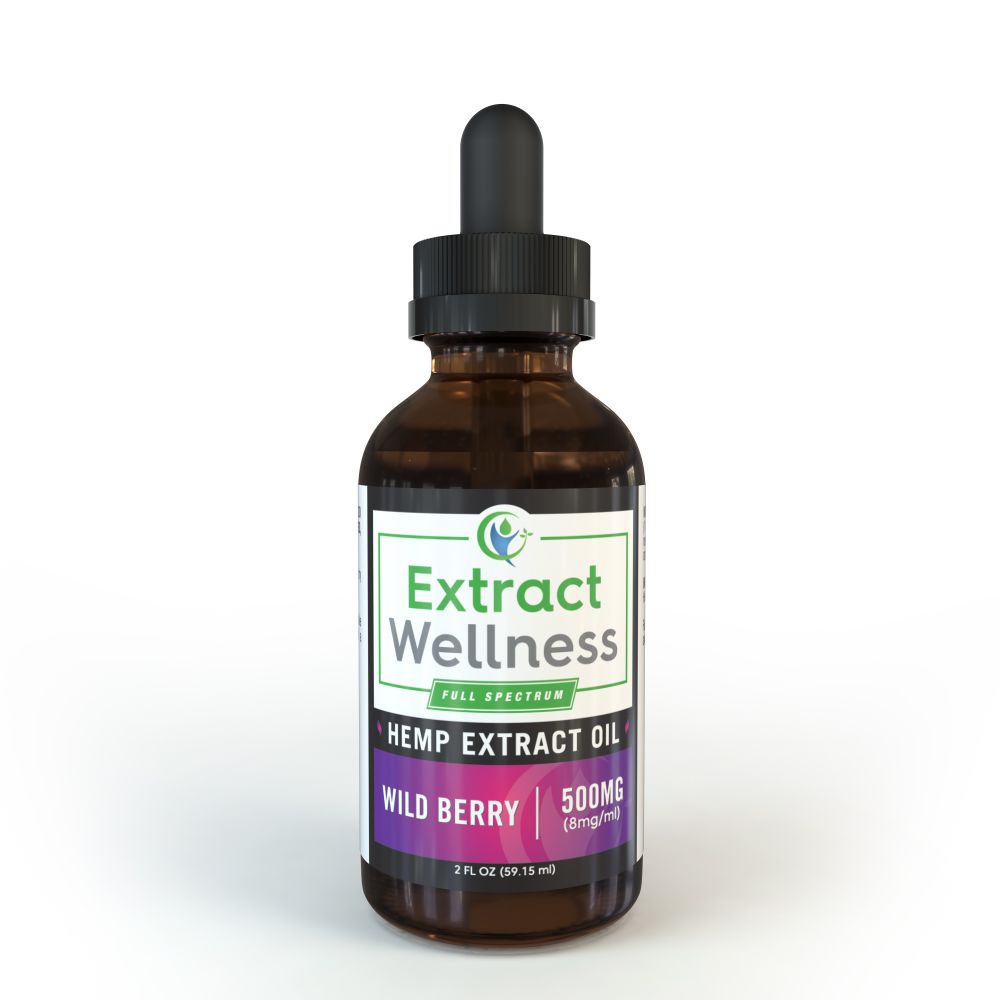 Full Spectrum CBD Hemp Oil - (Wild Berry)