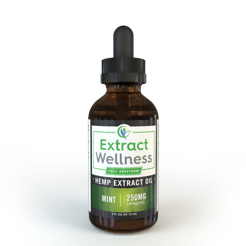 Full Spectrum CBD Hemp Oil - (Mint Flavor)-5