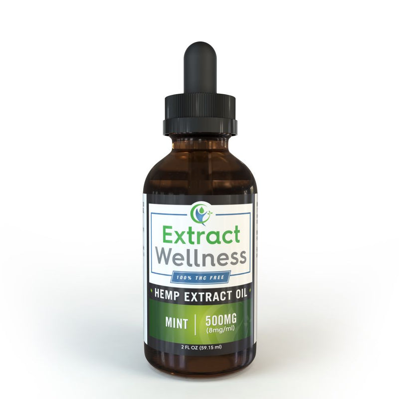 100% THC Free CBD Hemp Oil - Mint-1