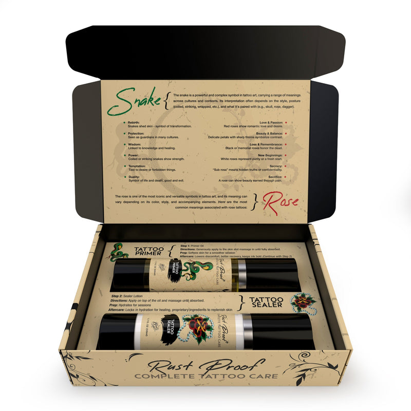 Rust Proof Complete Tattoo Care Kit - Rust Proof Tattoo
