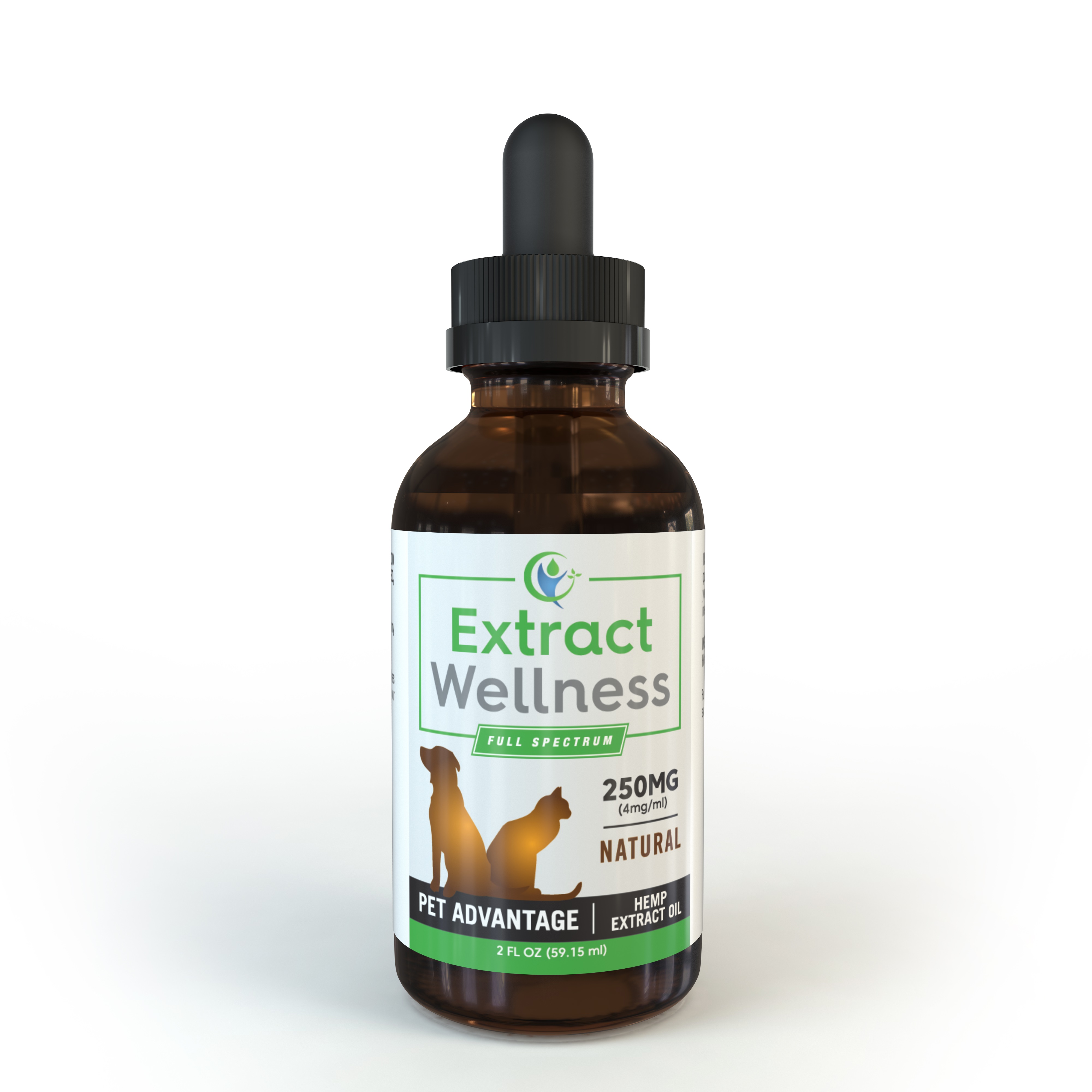 Pet Advantage Natural CBD Hemp Oil Extract Wellness